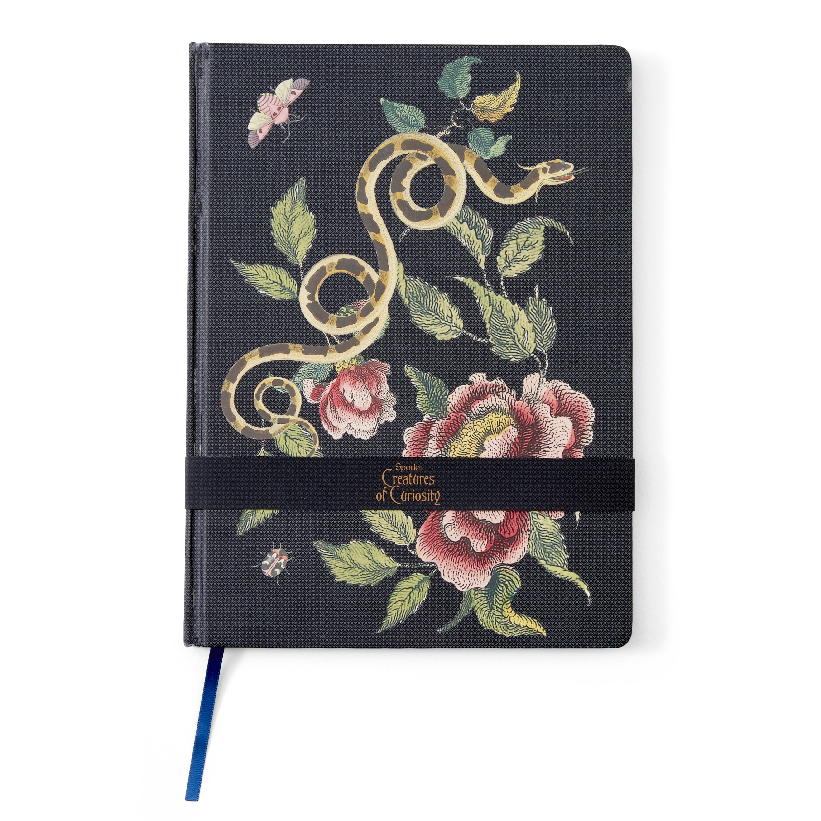Creatures of Curiosity Dark Floral Notebook (8.3" x 11.7") image number null